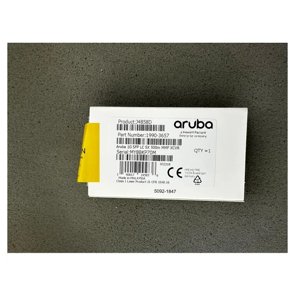 Hp Aruba J4858d 1g Sfp Lc Sx 500m Om2 Mmf Gbic Modül - Görsel 2