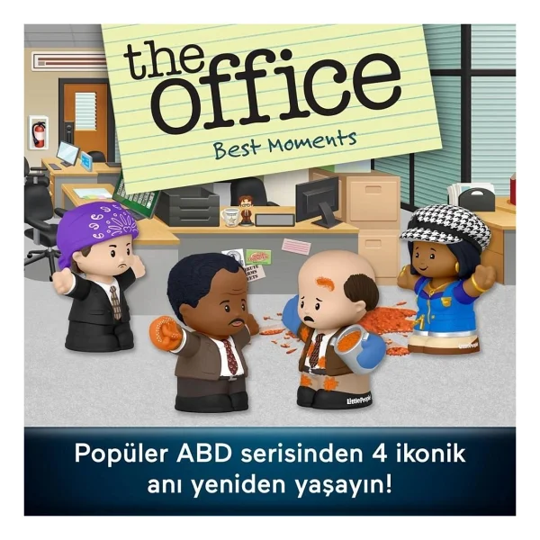 Little People Collector The Office 6'lı Figür Hvg56 - Görsel 4
