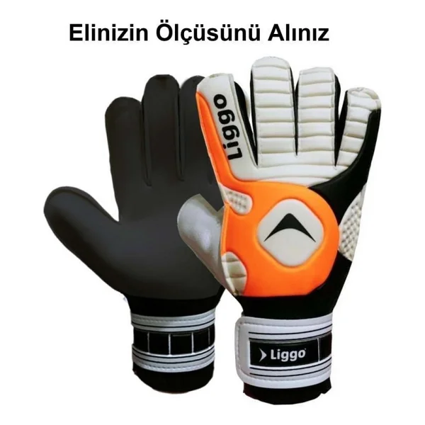 Liggo Reflex Yetişkin Ve Çocuk Kaleci Eldiveni Bilek Bandajlı 5-6-7-8-9-10 Numara - Yeşil - Görsel 9