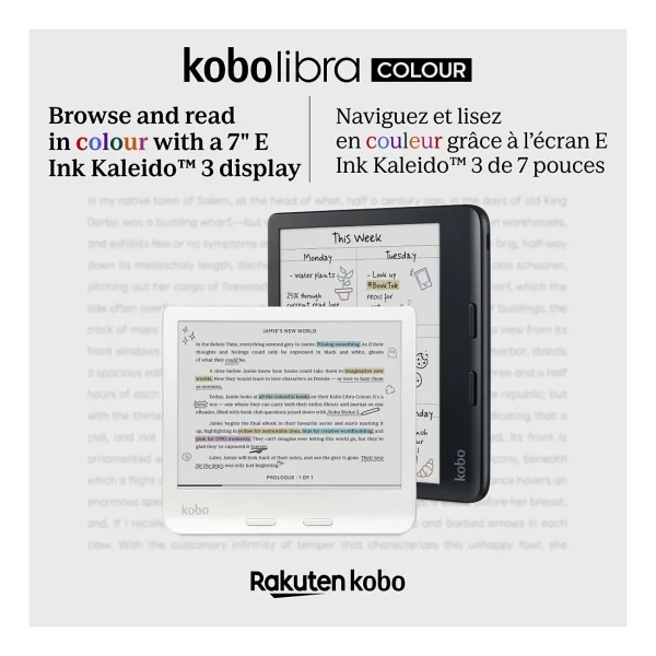 Kobo Libra Colour 32 GB 7" E-Kitap Okuyucu - Görsel 3