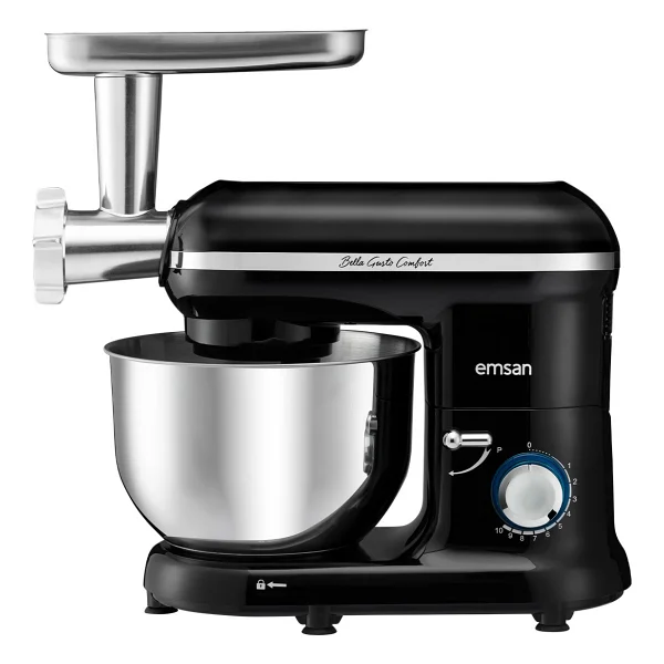 Emsan Bella Gusto Comfort Siyah 1300 W 5.5 Lt Stand Mikser - Görsel 5