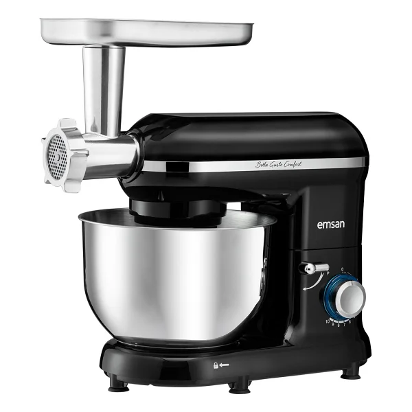 Emsan Bella Gusto Comfort Siyah 1300 W 5.5 Lt Stand Mikser - Görsel 6