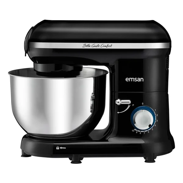 Emsan Bella Gusto Comfort Siyah 1300 W 5.5 Lt Stand Mikser - Görsel 7
