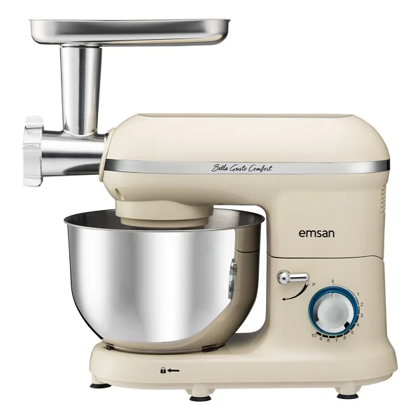 Emsan Bella Gusto Comfort Krem 1300 W 5.5 Lt Stand Mikser - Görsel 5