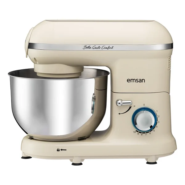 Emsan Bella Gusto Comfort Krem 1300 W 5.5 Lt Stand Mikser - Görsel 6