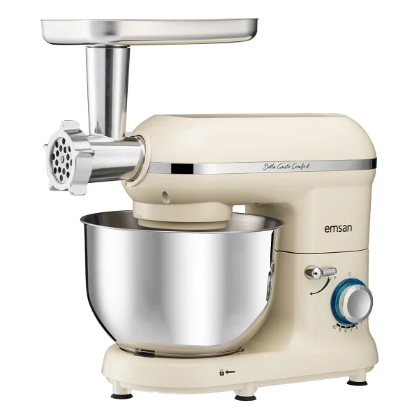 Emsan Bella Gusto Comfort Krem 1300 W 5.5 Lt Stand Mikser - Görsel 7