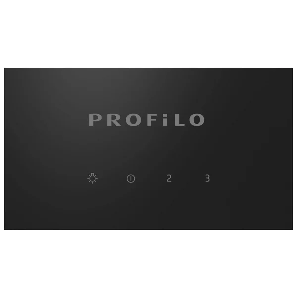 Profilo Dvk6j360 Siyah Cam Duvar Tipi Davlumbaz - Görsel 2