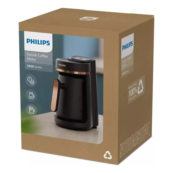 Philips 5000 Serisi Közde Türk Kahvesi Seçenekli 4 Kişilik Türk Kahvesi Makinesi - 1 Adet - Görsel 4