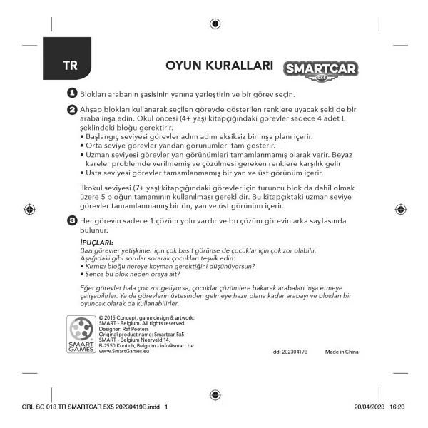 Smart Games Car 5 X 5 - Görsel 5