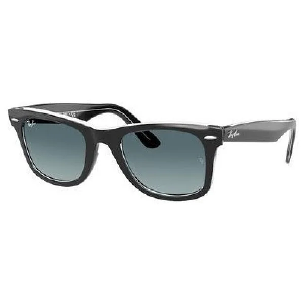 Ray-Ban Wayfarer 2140 12943m Black/Transparent-Blue Güneş Gözlüğü - Görsel 2
