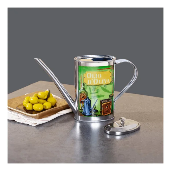 Sarkap Home 500 Ml Paslanmaz Çelik Yağdanlık Yeşil - Görsel 4