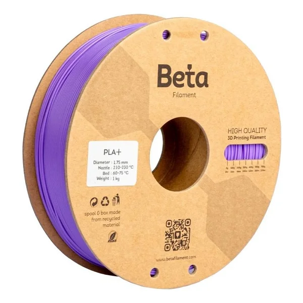 Beta Pla Plus 1.75 Mm 1 Kg Violet Purple Filament - Görsel 2