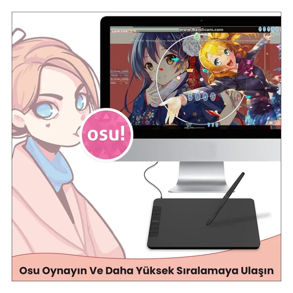 Veikk Vk640 Grafik Tablet - Görsel 4