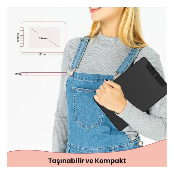 Veikk Vk640 Grafik Tablet - Görsel 5