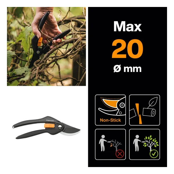 Fiskars Sp26 Singlestep Budama Makası - Görsel 5
