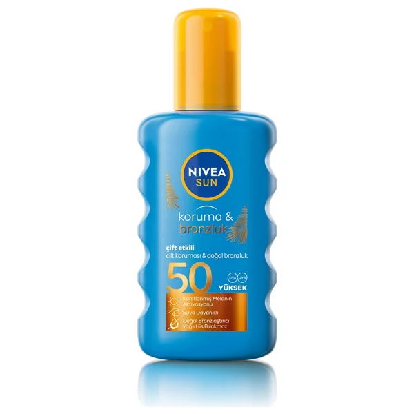 Nivea Sun Spf50 Güneş Koruyucu & Bronzluk Güneş Kremi 2 Adet - Görsel 2