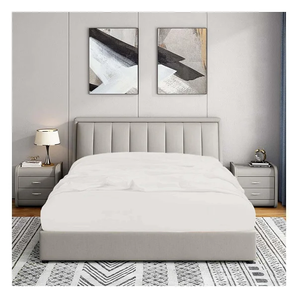Soley Jersey %100 Pamuk Çift Kişilik 200 X 200 Lastikli Çarşaf - Görsel 9