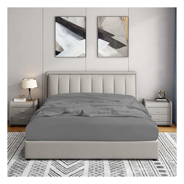 Soley Jersey %100 Pamuk Çift Kişilik 200 X 200 Lastikli Çarşaf - Görsel 5