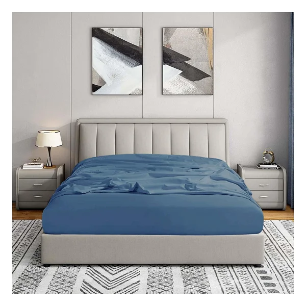 Soley Jersey %100 Pamuk Çift Kişilik 200 X 200 Lastikli Çarşaf - Görsel 6
