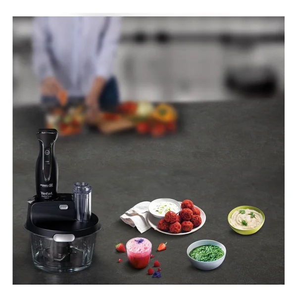 Tefal Gelişmiş Teknolojisiyle En Iyi Kesme Açısını Sunan Buz Kırma Özellikli 15 Yıl Onarım Garantili Cam Hazneli 1500 W Blender Seti Gümüş - Siyah - Görsel 5