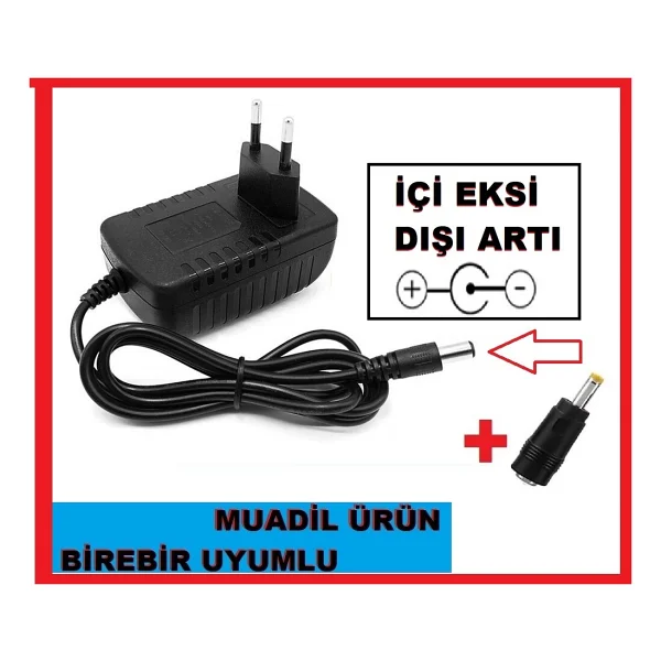 Ata Elektronik Casio Lk-44 Lk-45 Lk-46 Lk-50 Lk-55 Lk-56 Lk-60 LK-70S Lk-73 Lk-90 LK-93TV LK-94TV LK-100 LK-110 LK-200S LK-210 LK-215 Klavye Piyano Özel Yapılmış Olarak Gönderilecektir ( Adaptör Ucu I - Görsel 3