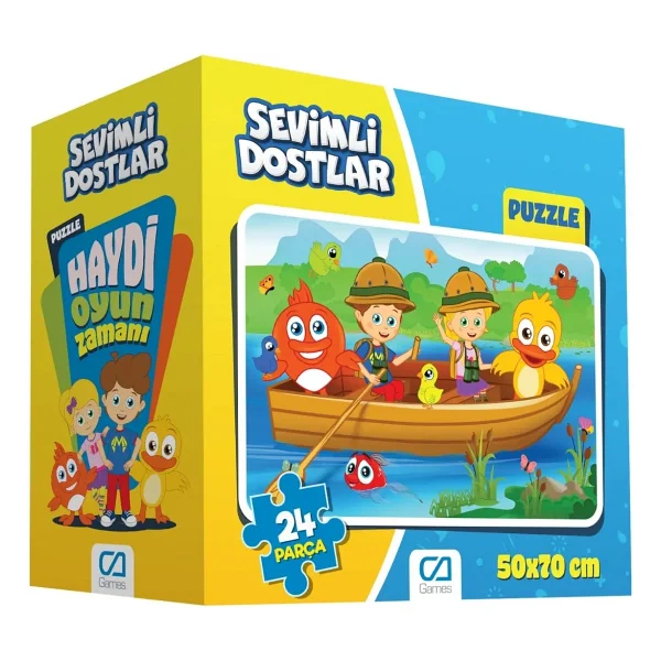 Ca Games Sevimli Dostlar Yer Puzzle 24 Parça 5120 - Görsel 2