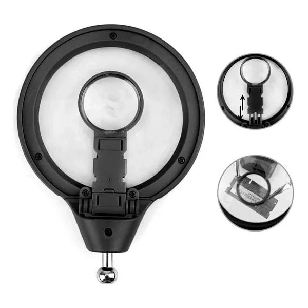 Powermaster Mg16129-C Mini Büyüteç Havya Standı - Görsel 5