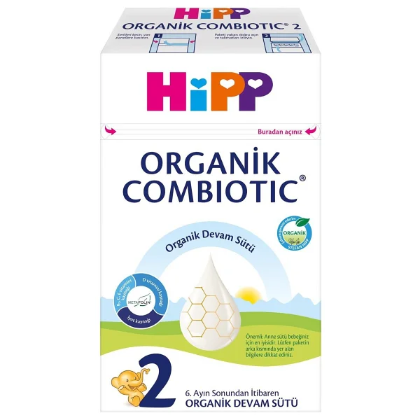 Hipp Organik Combiotic 2 Devam Sütü 600 Gr - Görsel 2