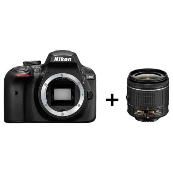 Nikon D3400 + 18-55mm Lens Dslr Fotoğraf Makinesi - Görsel 2
