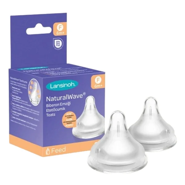 Lansınoh Naturalwave 2'li Biberon Emziği Hızlı Akışlı (6 Ay+) - Görsel 10