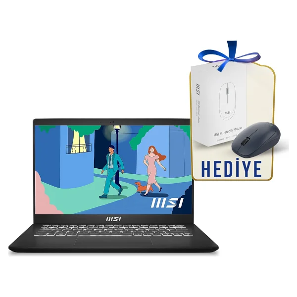 Msı Modern 14 C12mo-1039xtr İ7-1255u 16 GB 512 GB SSD Iris Xe Graphics 14" Full HD Notebook - Görsel 8