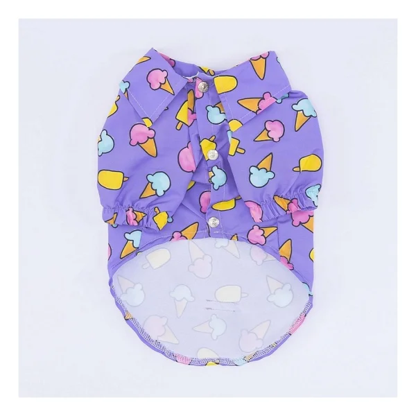 Pawstar Ice Cream Kedi Köpek Gömleği - Görsel 5