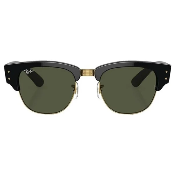 Ray-Ban Clubmaster 3016 W0365 Black/Gold-Green Güneş Gözlüğü - Görsel 10