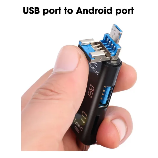 Daytona A-5068 Type-C To USB 3.0 Flash Otg Veri Aktarım Sd Tak Çalıştır Kart Okuyucu Çevirici - Görsel 7