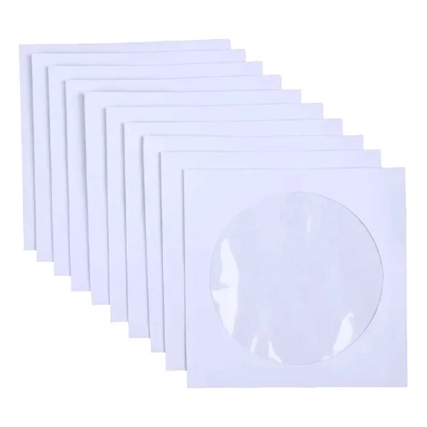 Limmy CD Zarfı Pencereli CD / DVD Zarf Beyaz Zarf - 50 Adet - Görsel 2