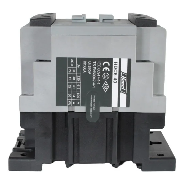 Himel 40a 1no 1nc 220v Ac 50hz 18,5kw Güç Kontaktörü - Görsel 3