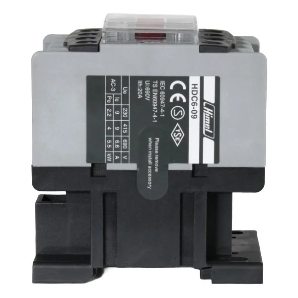 Himel 9a 1no 1nc 220v Kontaktör - Hdc60911m - Görsel 4