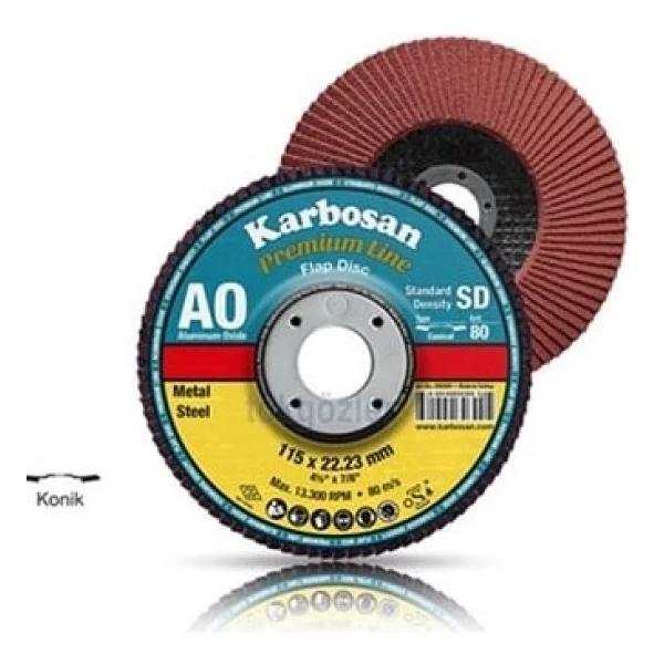 Karbosan 982970 Premium Line Ao Sd Flap 40 Kum Disk Zımpara - Görsel 2