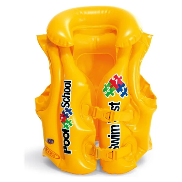 Intex Yakalı Sarı Yelek 50x47 Cm. - Görsel 4