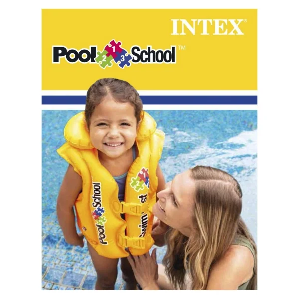 Intex Yakalı Sarı Yelek 50x47 Cm. - Görsel 3
