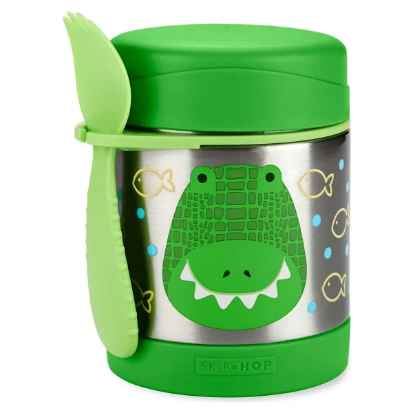 Skip Hop Zoo Timsah Paslanmaz Çelik Termos 325 Ml - Görsel 5
