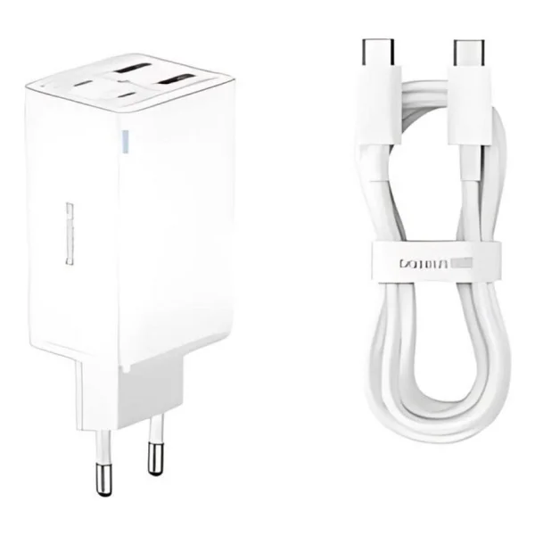 Baseus Gan6 Pro 65 W Beyaz Type-C Kablolu Hızlı Şarj Aleti - Görsel 6