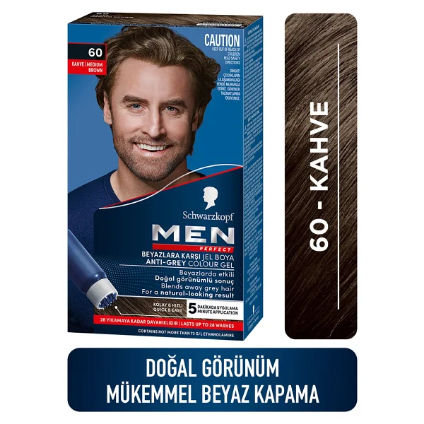 Men Perfect 60 Kahve Erkek Saç Boyası - Görsel 10