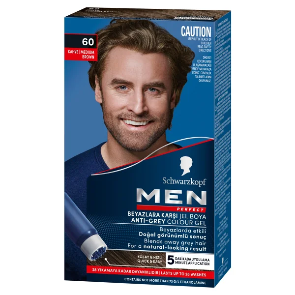 Men Perfect 60 Kahve Erkek Saç Boyası - Görsel 2