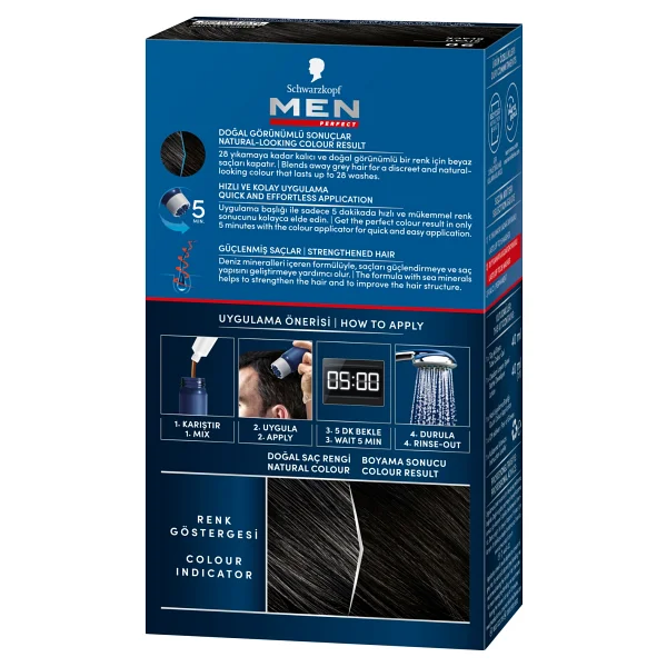 Men Perfect Erkek Saç Boyası - Görsel 9