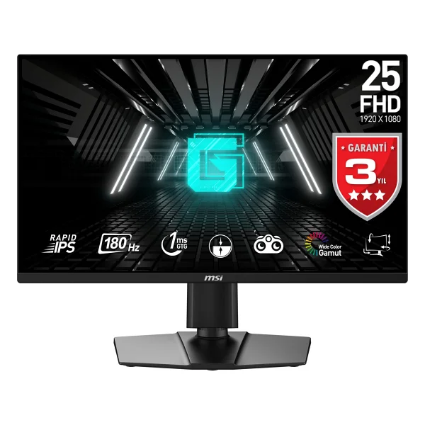 Msı G255pf E2 24.5" 1 Ms Full HD Pivot Ips 180 Hz Oyuncu Monitörü - Görsel 2