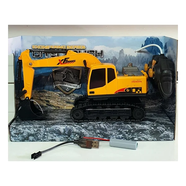 Vardem Oyuncak Uzaktan Kumandalı Şarjlı Kepçe Ekskavatör 15 Cm Paletli 3 - 6 Yaş İçin Full Fonksiyon - Görsel 2