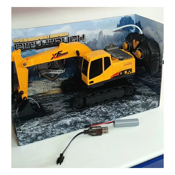 Vardem Oyuncak Uzaktan Kumandalı Şarjlı Kepçe Ekskavatör 15 Cm Paletli 3 - 6 Yaş İçin Full Fonksiyon - Görsel 3