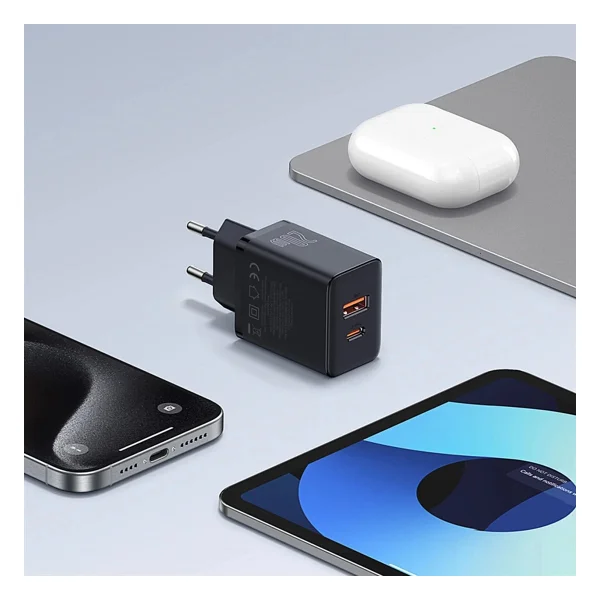Baseus Cube 20 W Beyaz Hızlı Şarj Adaptörü - Görsel 2