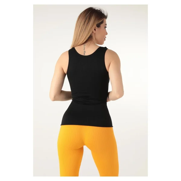 Miorre Kadın Askılı Seamless Atlet Siyah L-XL - Görsel 5